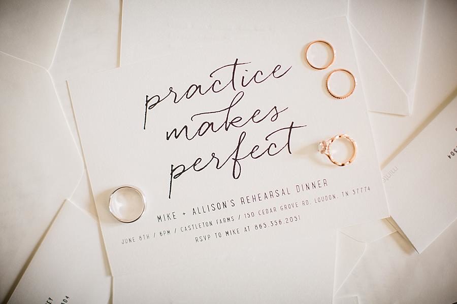 Practice makes perfect at this Castleton Farms Wedding by Knoxville Wedding Photographer, Amanda May Photos.