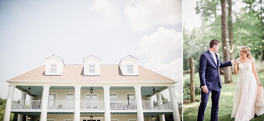 The estate at this Castleton Farms Wedding by Knoxville Wedding Photographer, Amanda May Photos.