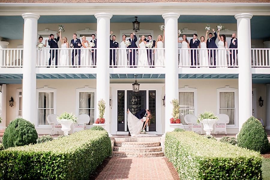 Bridal party at this Castleton Farms Wedding by Knoxville Wedding Photographer, Amanda May Photos.