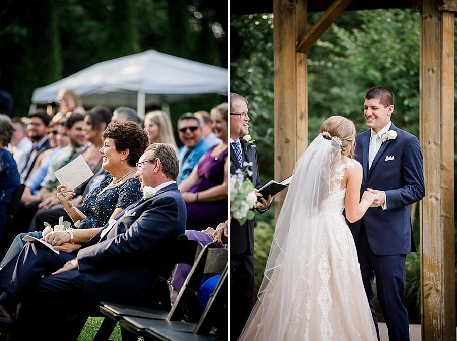 Parents of the bride at this Castleton Farms Wedding by Knoxville Wedding Photographer, Amanda May Photos.