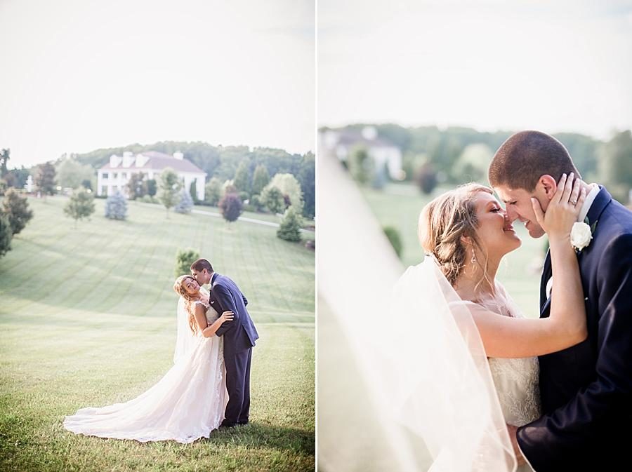 Rolling hills at this Castleton Farms Wedding by Knoxville Wedding Photographer, Amanda May Photos.