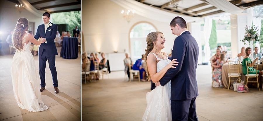 Happy dance at this Castleton Farms Wedding by Knoxville Wedding Photographer, Amanda May Photos.