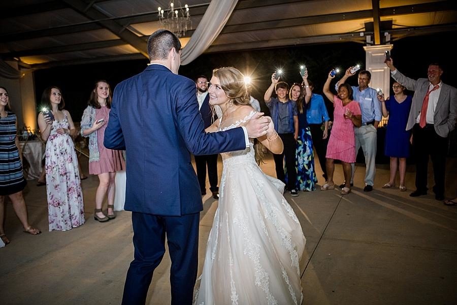 Dance off at this Castleton Farms Wedding by Knoxville Wedding Photographer, Amanda May Photos.