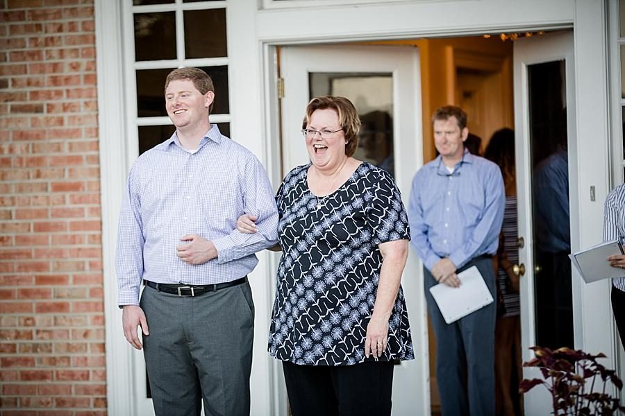 Mother and groom at this Christopher Place wedding by Knoxville Wedding Photographer, Amanda May Photos
