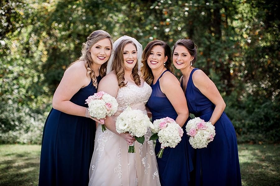 The bride and her girls at this Christopher Place wedding by Knoxville Wedding Photographer, Amanda May Photos