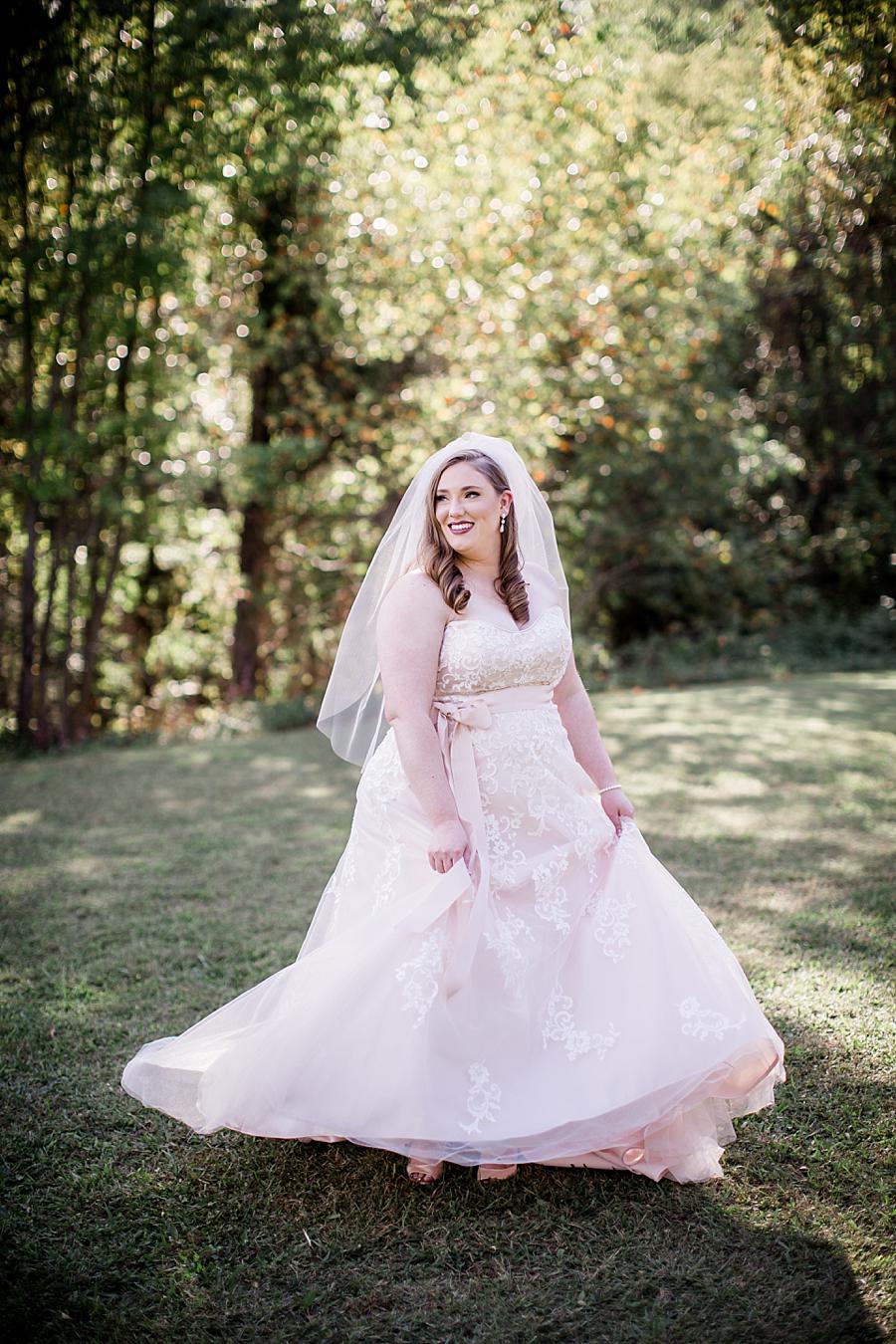 Shot of the bride at this Christopher Place wedding by Knoxville Wedding Photographer, Amanda May Photos