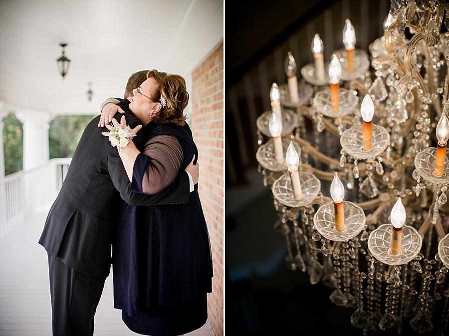 Candles at this Christopher Place wedding by Knoxville Wedding Photographer, Amanda May Photos