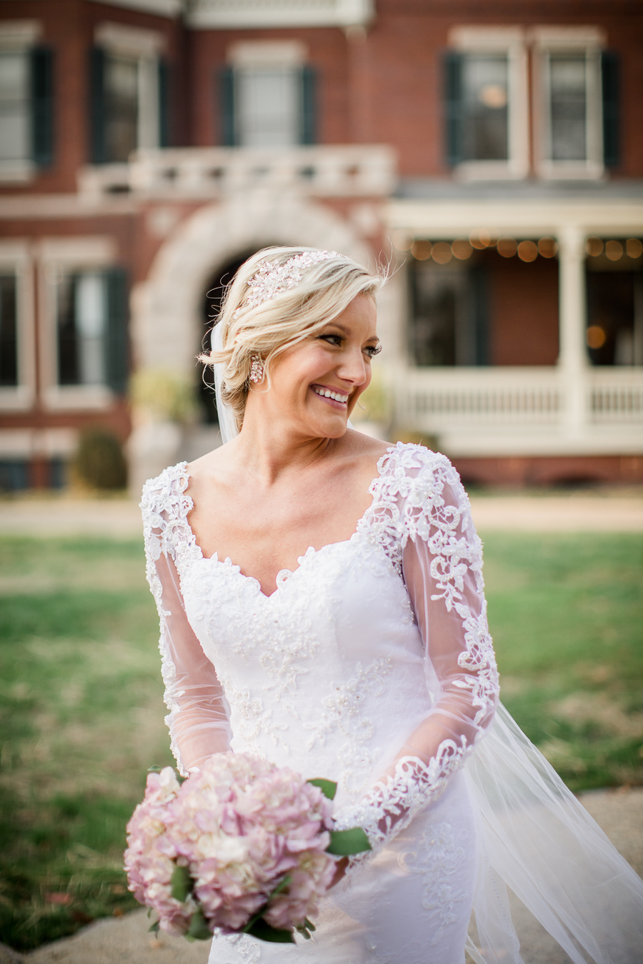 Close up laughing at Historic Westwood by Knoxville Wedding Photographer, Amanda May Photos.