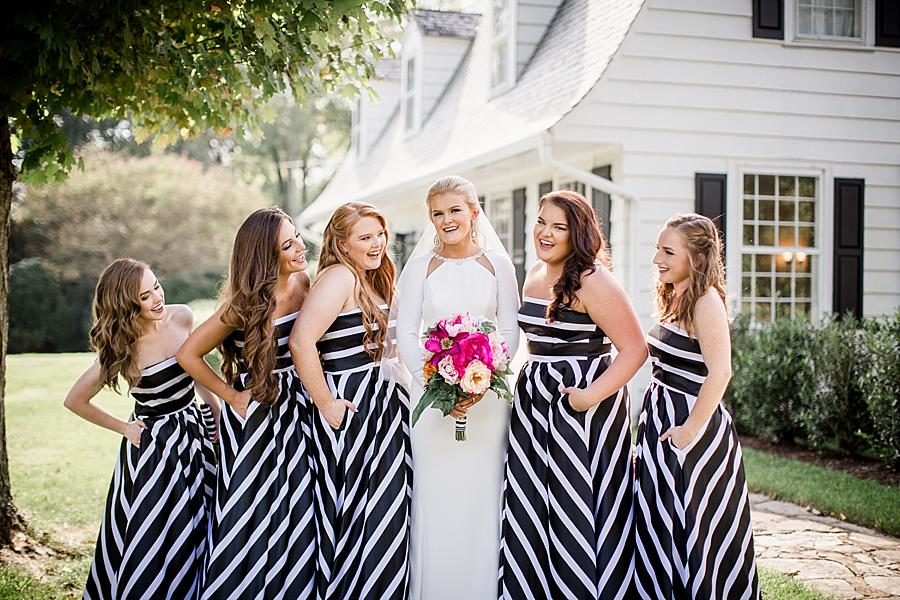Pocket dresses at this Kincaid House Wedding by Knoxville Wedding Photographer, Amanda May Photos.