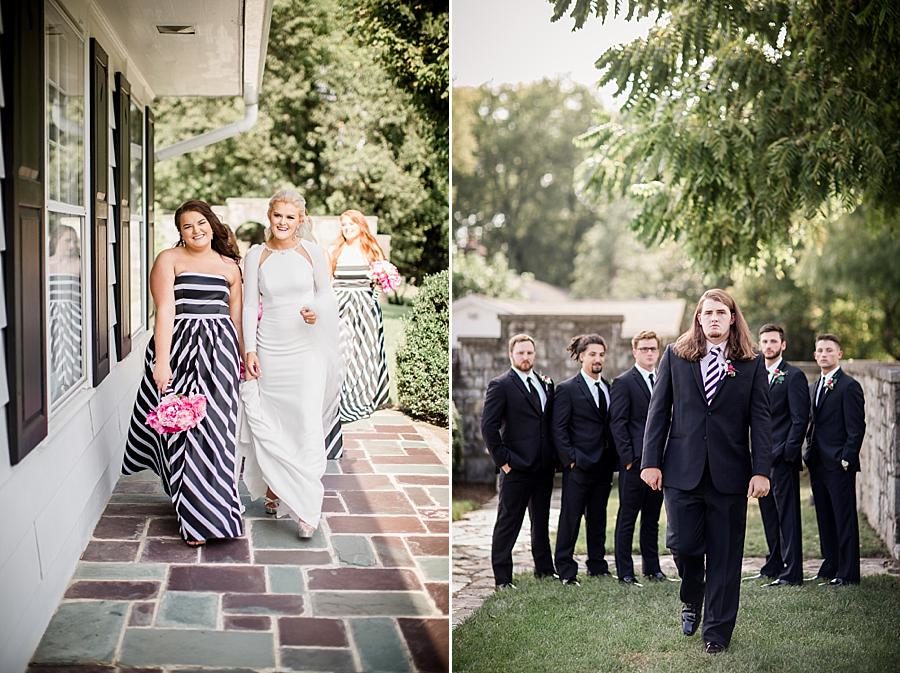 Stone walkway at this Kincaid House Wedding by Knoxville Wedding Photographer, Amanda May Photos.