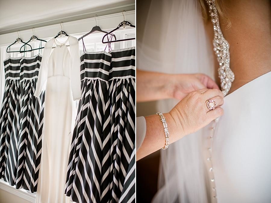 All the dresses at this Kincaid House Wedding by Knoxville Wedding Photographer, Amanda May Photos.