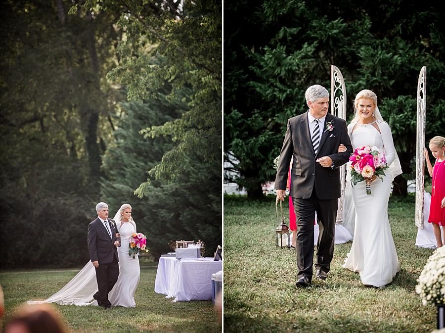Father of the bride at this Kincaid House Wedding by Knoxville Wedding Photographer, Amanda May Photos.