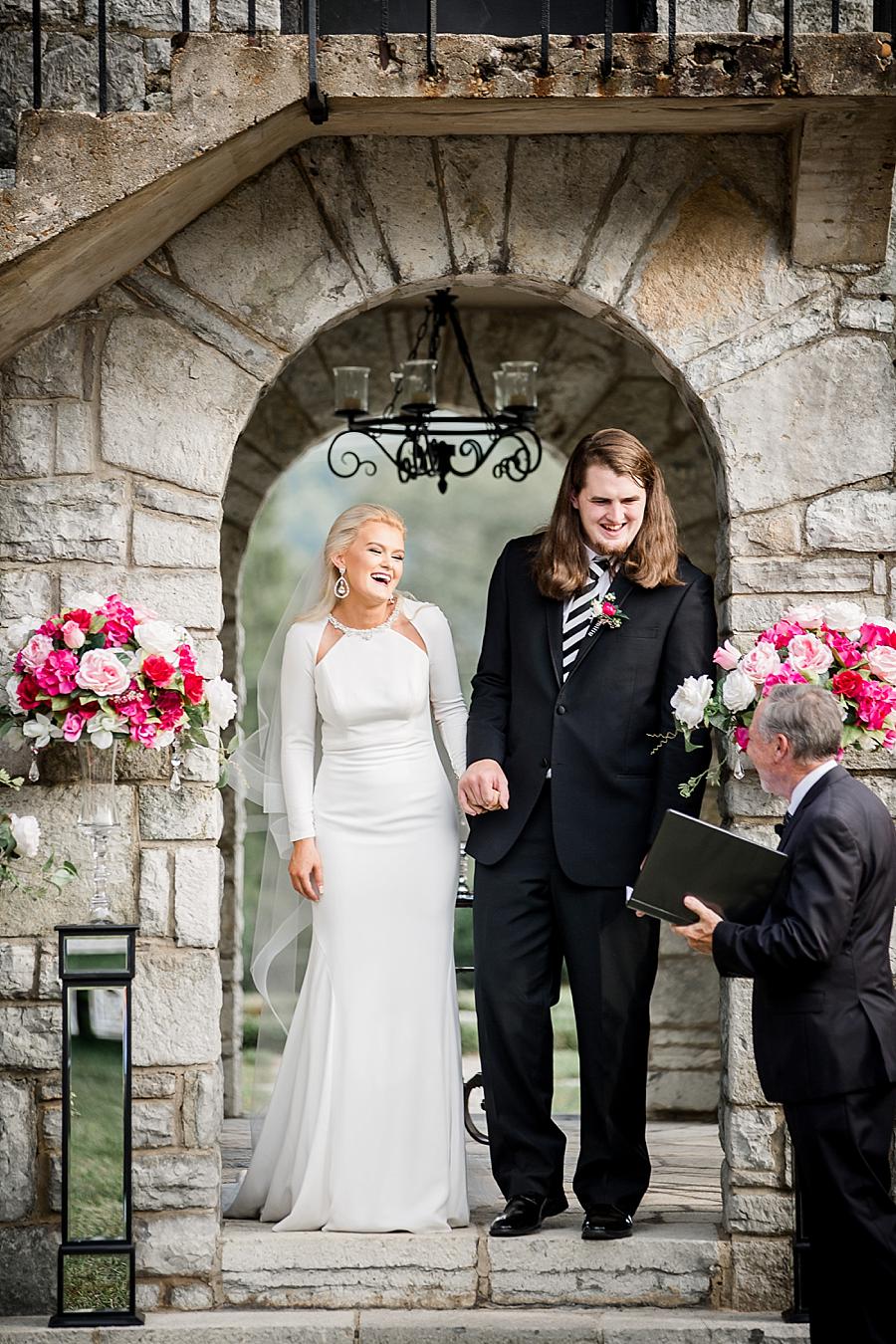 Holding hands at this Kincaid House Wedding by Knoxville Wedding Photographer, Amanda May Photos.
