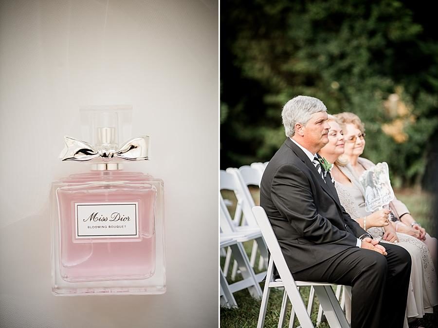 Miss Dior perfume at this Kincaid House Wedding by Knoxville Wedding Photographer, Amanda May Photos.