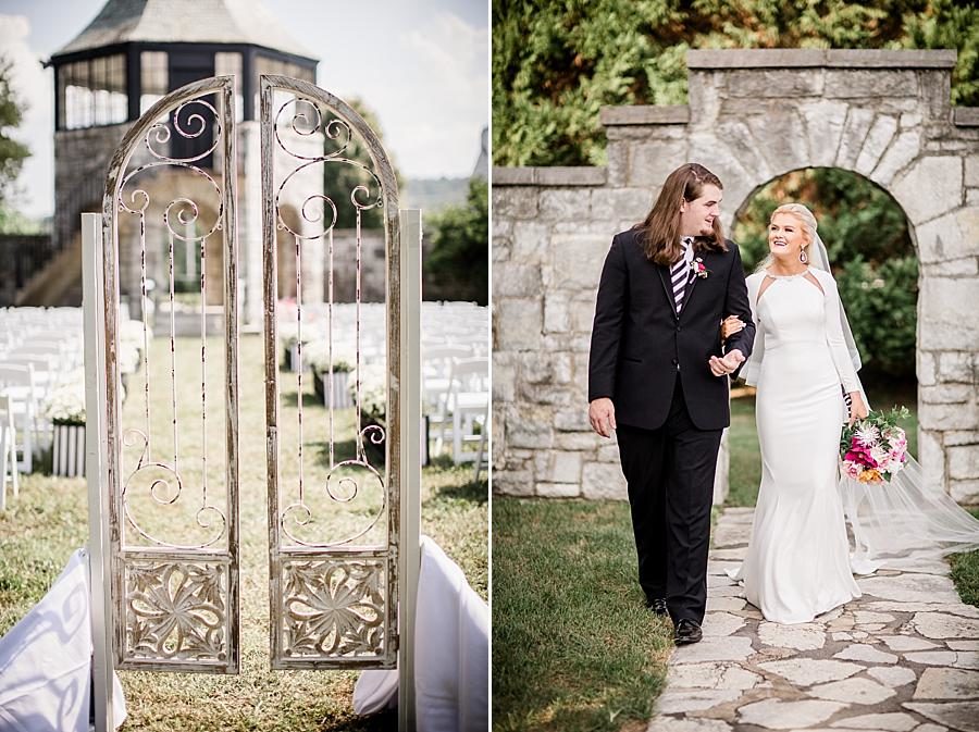 Vintage doors at this Kincaid House Wedding by Knoxville Wedding Photographer, Amanda May Photos.