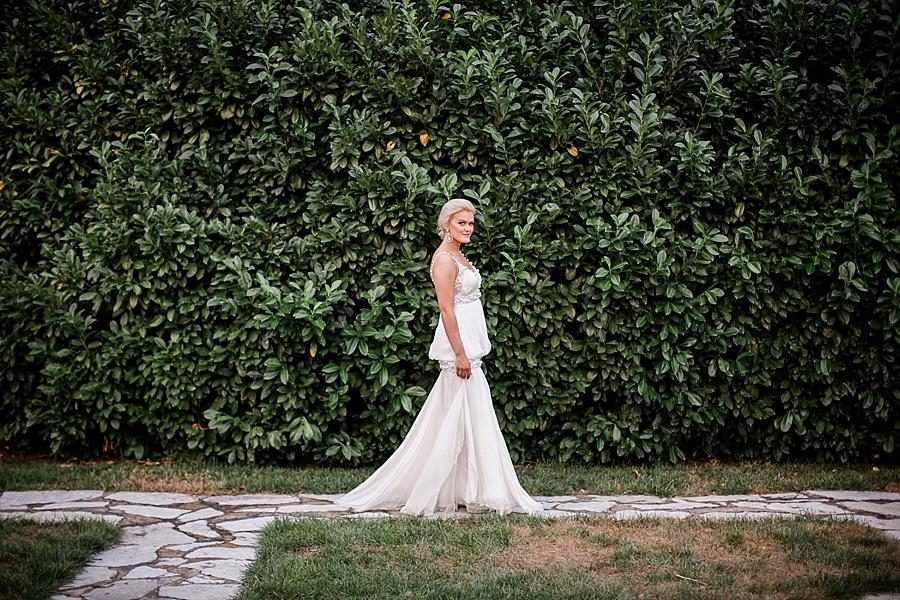 Second bridal gown at this Kincaid House Wedding by Knoxville Wedding Photographer, Amanda May Photos.