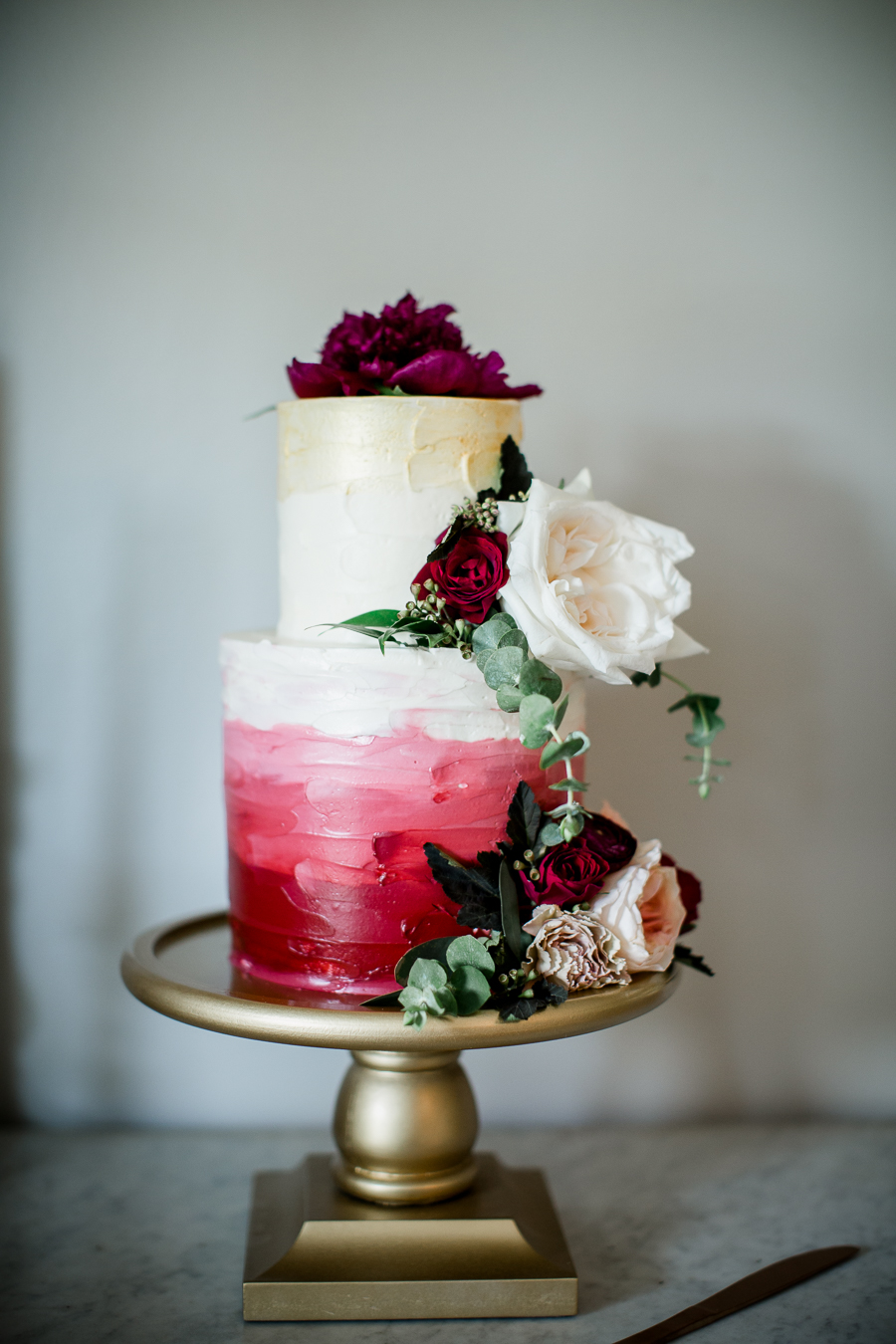 Cake at this North Carolina Elopement by Knoxville Wedding Photographer, Amanda May Photos.