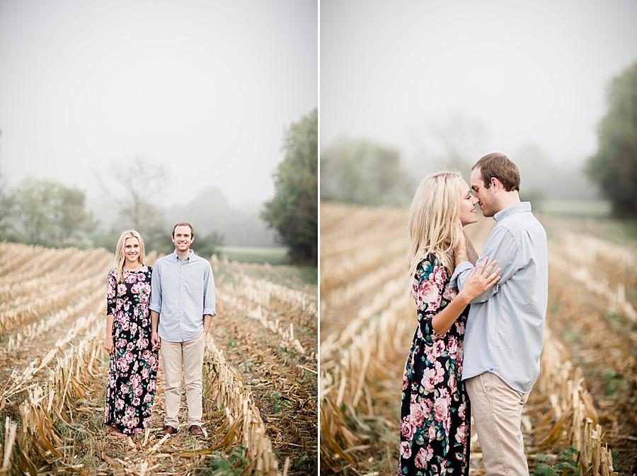 Smoky Mountains at this Family Farm Engagement Session by Knoxville Wedding Photographer, Amanda May Photos.