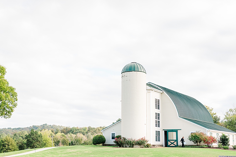barn and silo at this associate wedding at marblegate