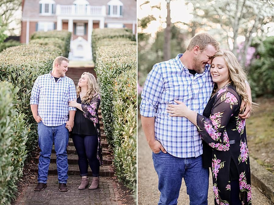 The estate at this Baxter Gardens Engagement by Knoxville Wedding Photographer, Amanda May Photos.