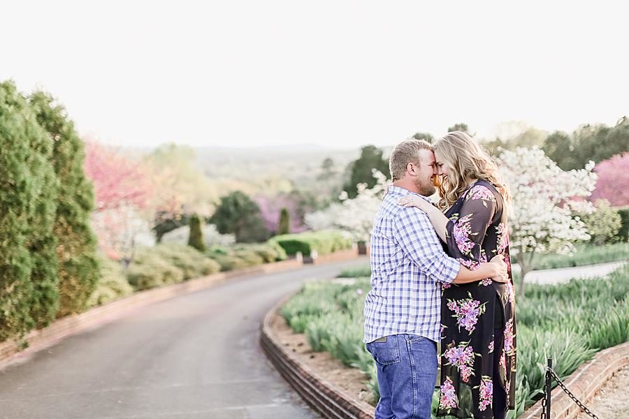 Golden hour at this Baxter Gardens Engagement by Knoxville Wedding Photographer, Amanda May Photos.