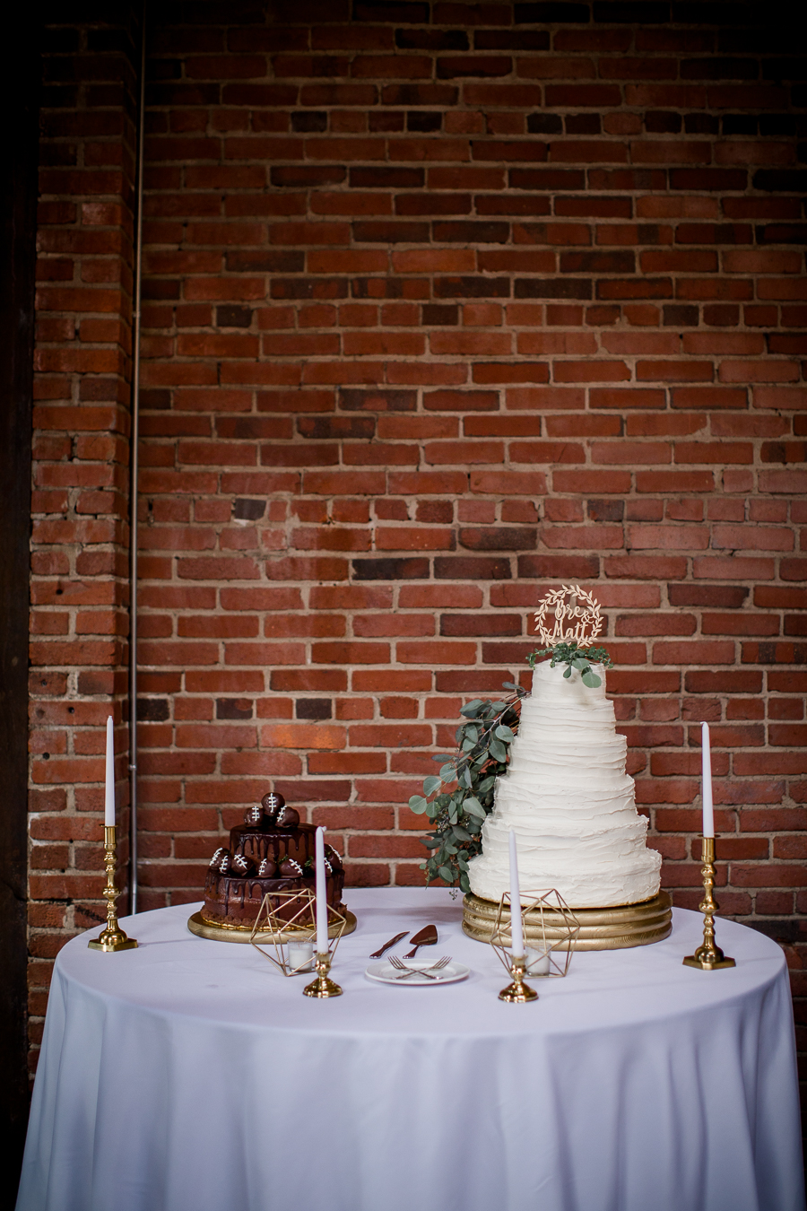 Detail of cakes at this wedding at The Standard by Knoxville Wedding Photographer, Amanda May Photos.
