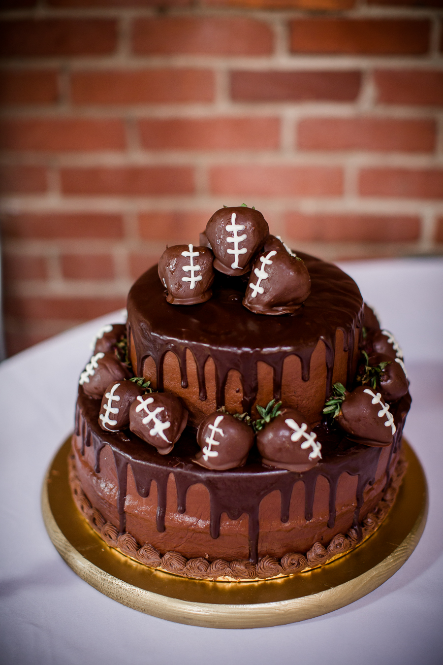 Detail of grooms cake at this wedding at The Standard by Knoxville Wedding Photographer, Amanda May Photos.