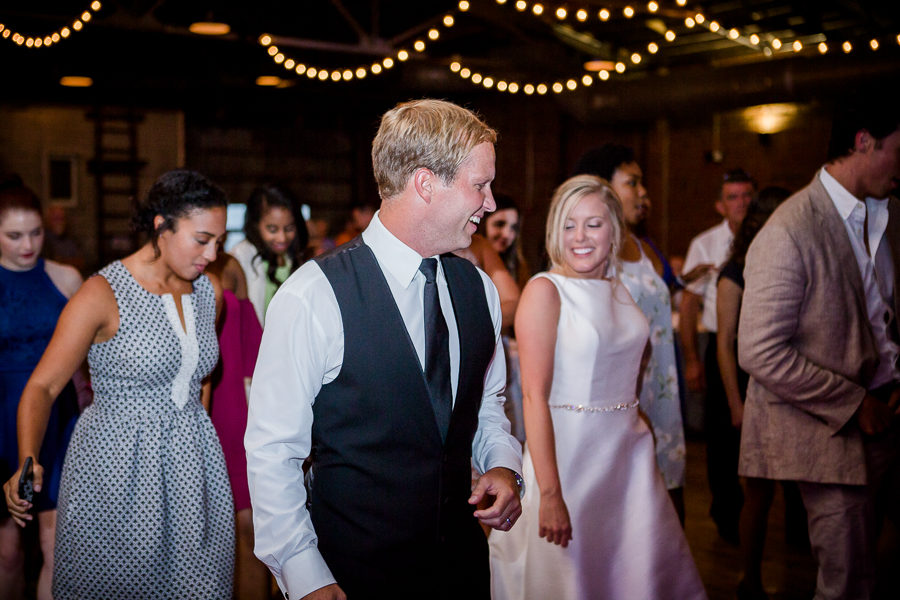 Dancing at this wedding at The Standard by Knoxville Wedding Photographer, Amanda May Photos.