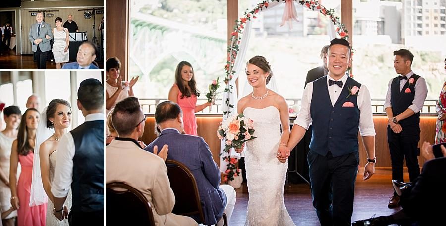 Vow renewal at this Calhoun's on the River Wedding by Knoxville Wedding Photographer, Amanda May Photos.