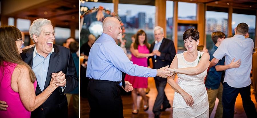 Dancing at this Calhoun's on the River Wedding by Knoxville Wedding Photographer, Amanda May Photos.