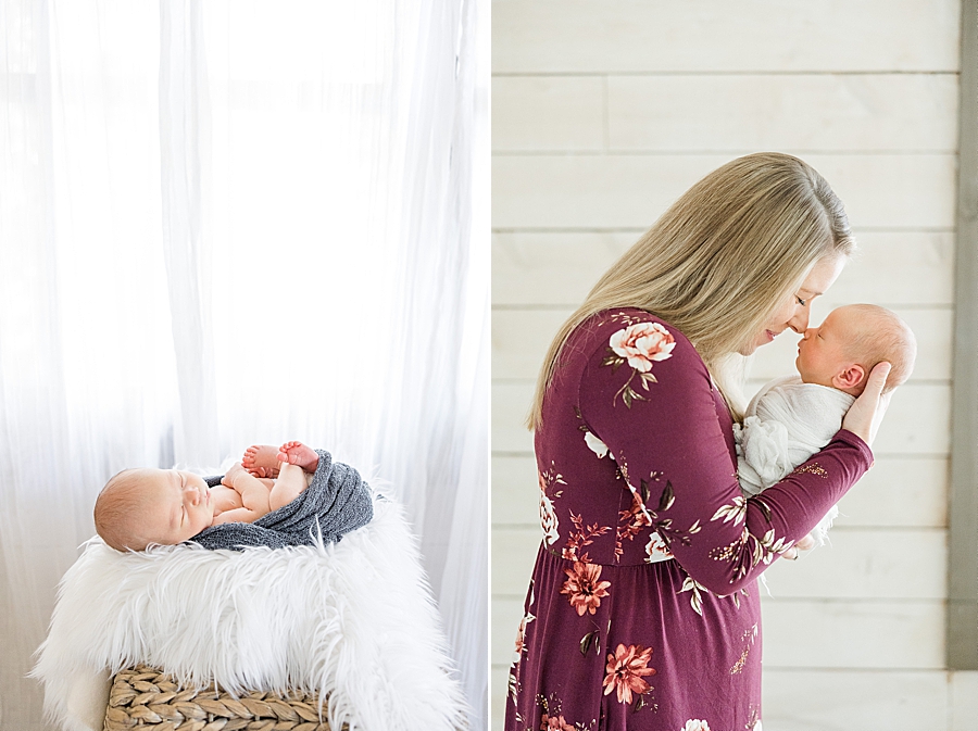 nose to nose at this bright newborn session