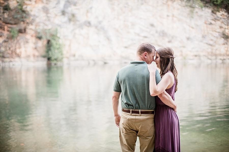 Quarry water at this Meads Quarry Family Session by Knoxville Wedding Photographer, Amanda May Photos.