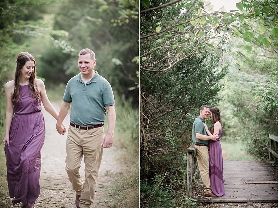 Holding hands at this Meads Quarry Family Session by Knoxville Wedding Photographer, Amanda May Photos.