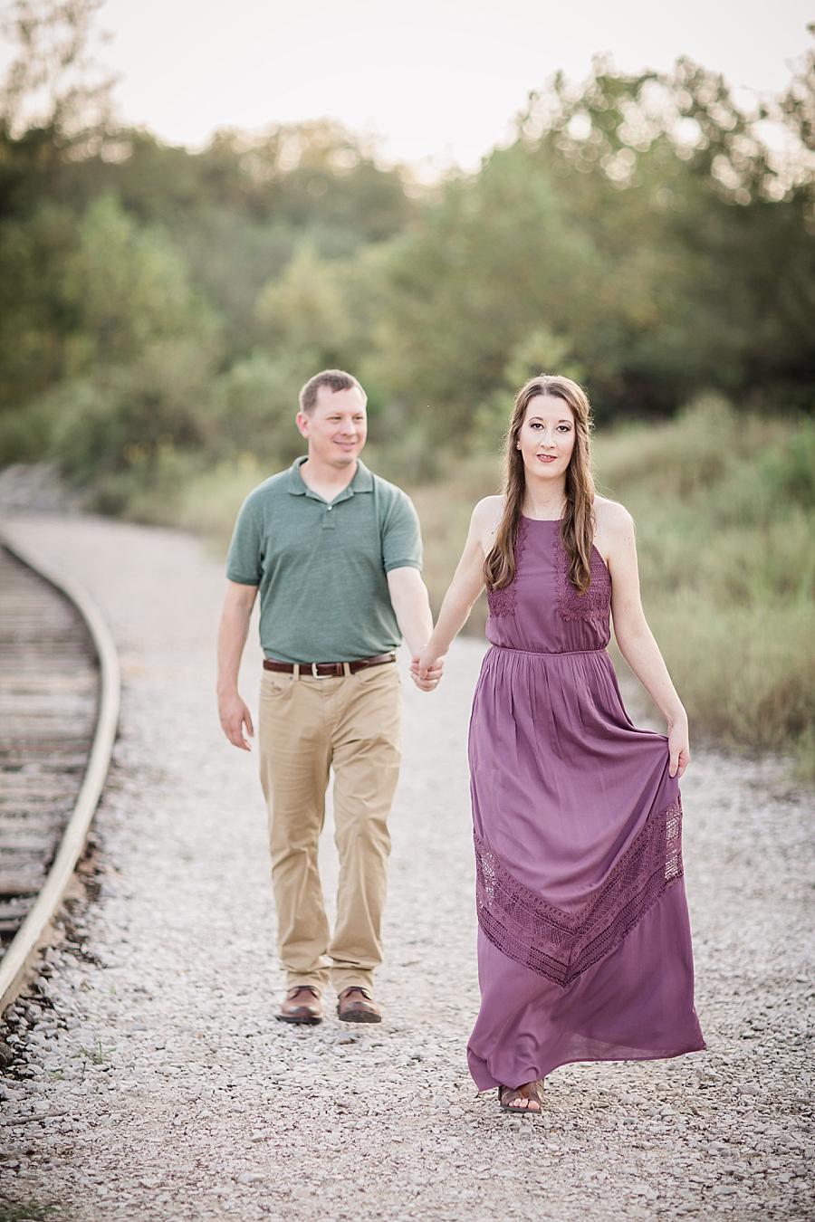 Gravel path at this Meads Quarry Family Session by Knoxville Wedding Photographer, Amanda May Photos.