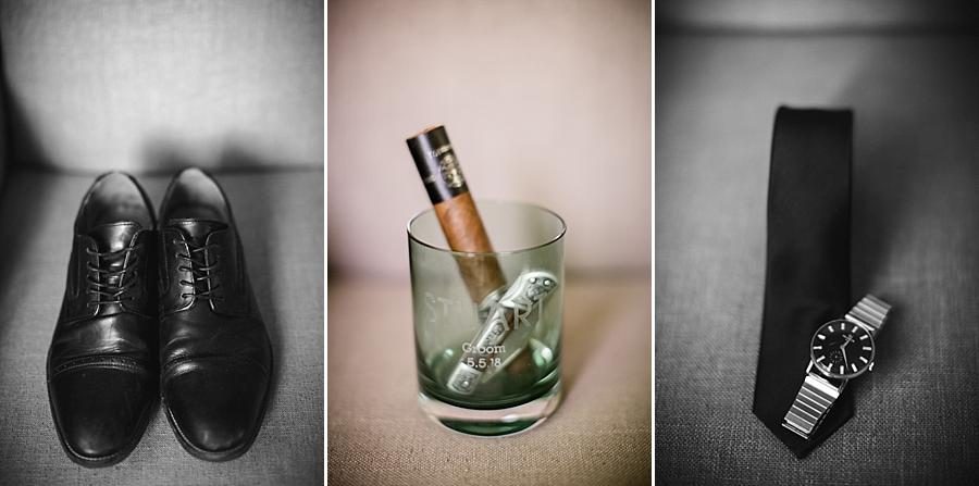 Groomsmen gifts at this The Quarry wedding by Knoxville Wedding Photographer, Amanda May Photos.