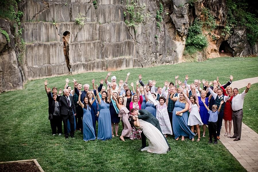 Group shot at this The Quarry wedding by Knoxville Wedding Photographer, Amanda May Photos.