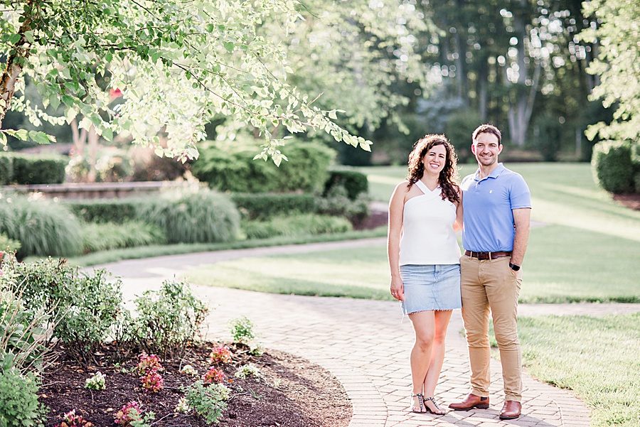 Denim skirt at this engagement at Castleton Farms by Knoxville Wedding Photographer, Amanda May Photos