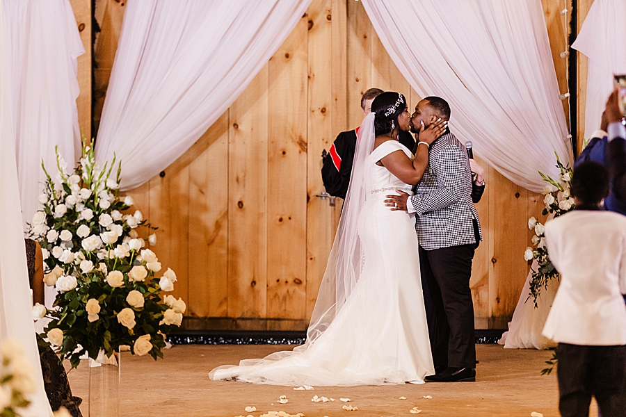 you may kiss the bride at this Castleton wedding
