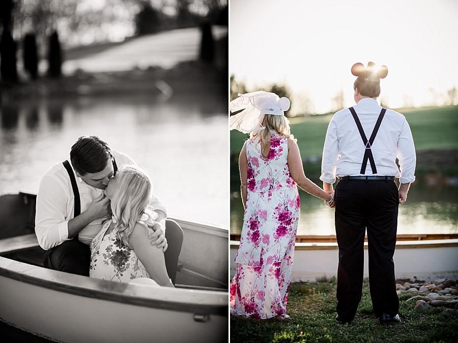 Mickey ears at this Castleton Engagement Session by Knoxville Wedding Photographer, Amanda May Photos.