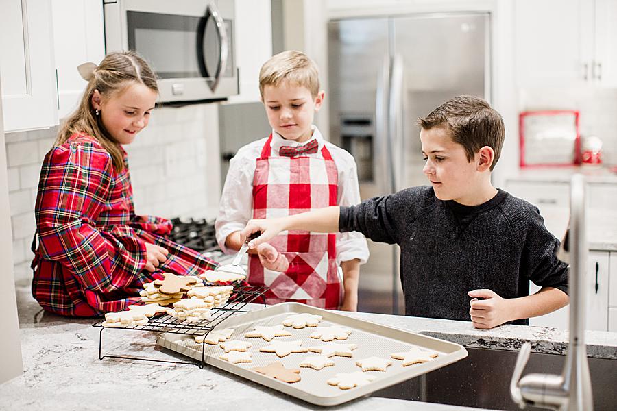 Fresh cookies at this Christmas cookie session by Knoxville Wedding Photographer, Amanda May Photos.