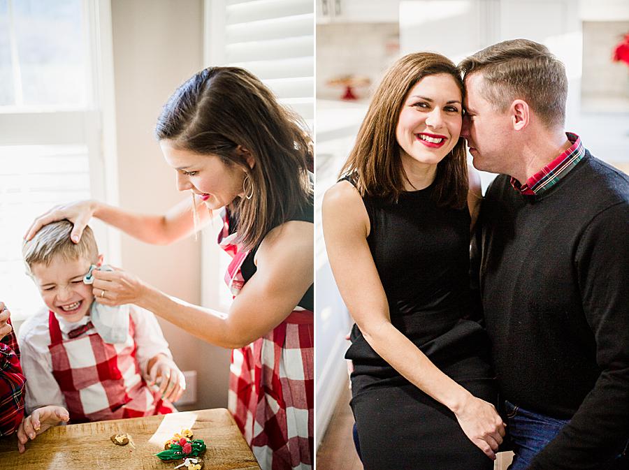 Eating cookies by Knoxville Wedding Photographer, Amanda May Photos.