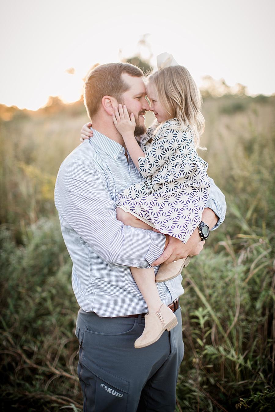Golden hour at this Melton Hill Park Family Session by Knoxville Wedding Photographer, Amanda May Photos.