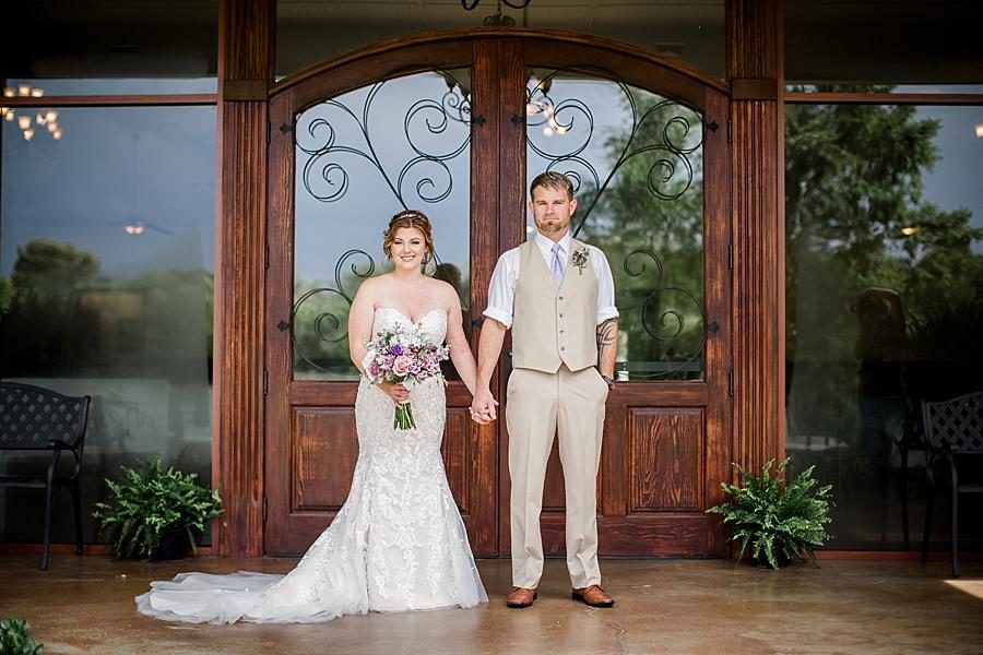 Holding hands at this Hunter Valley Pavilion Wedding by Knoxville Wedding Photographer, Amanda May Photos.