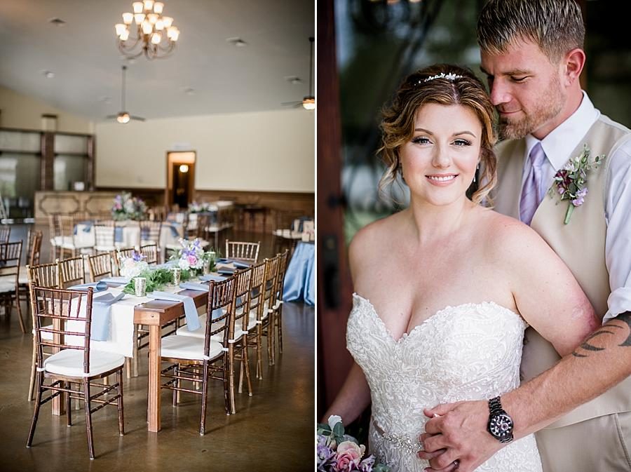 Reception table at this Hunter Valley Pavilion Wedding by Knoxville Wedding Photographer, Amanda May Photos.