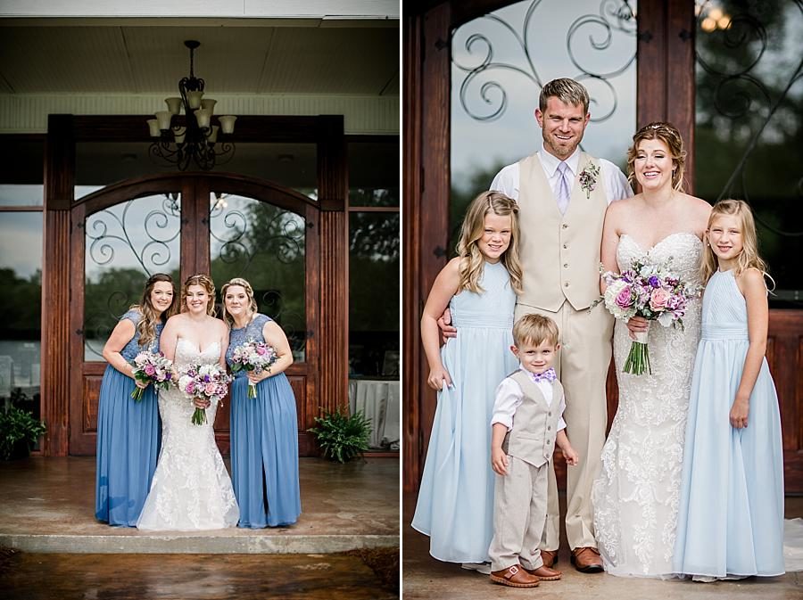 New family at this Hunter Valley Pavilion Wedding by Knoxville Wedding Photographer, Amanda May Photos.