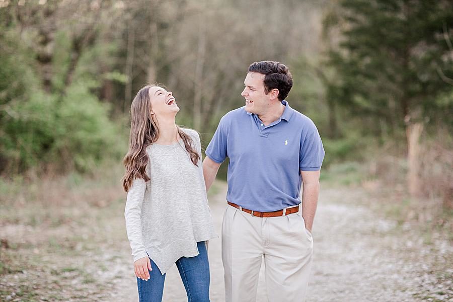 Gravel path at this Meads Quarry Session by Knoxville Wedding Photographer, Amanda May Photos.