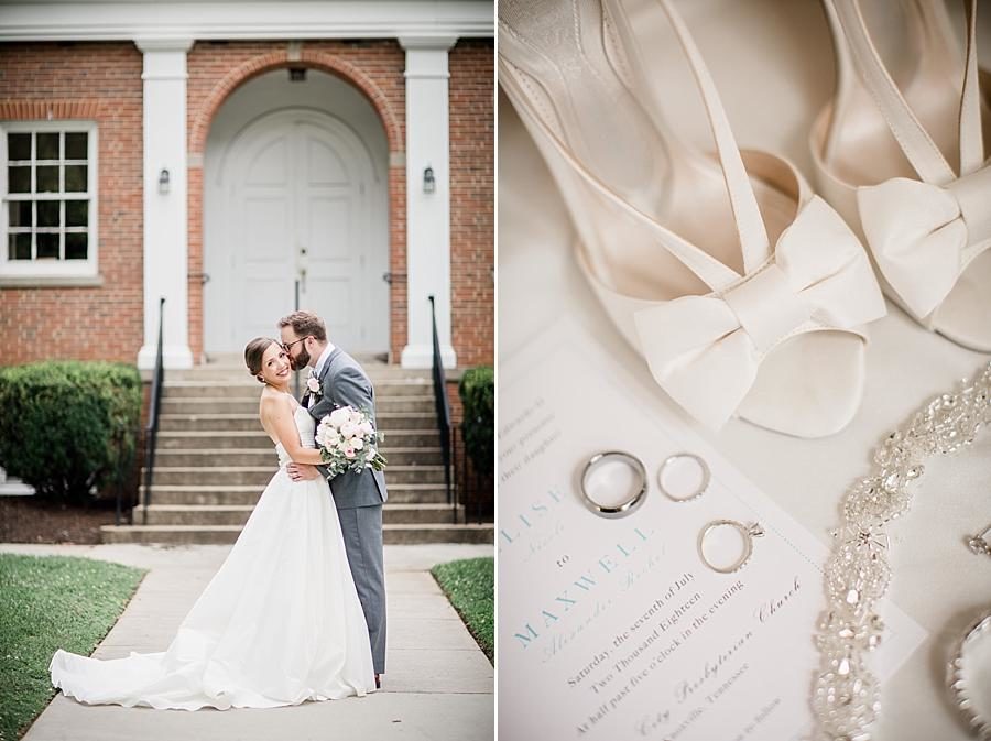 Invitation details at this Fountain City Church Wedding by Knoxville Wedding Photographer, Amanda May Photos.