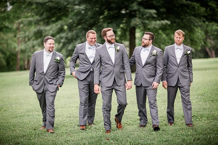 Just the guys at this Fountain City Church Wedding by Knoxville Wedding Photographer, Amanda May Photos.