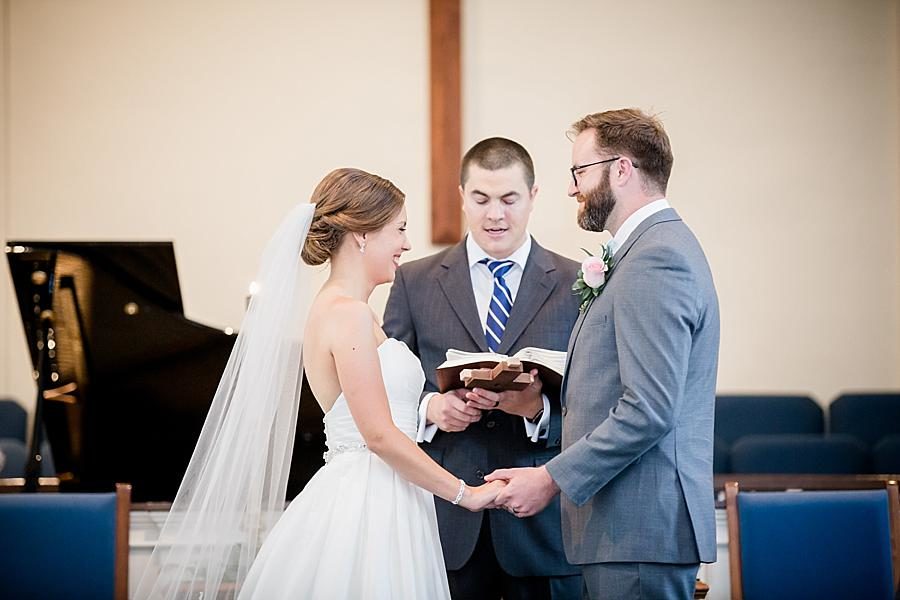 Almost married at this Fountain City Church Wedding by Knoxville Wedding Photographer, Amanda May Photos.