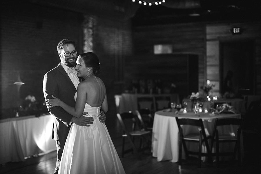 Black and white at this Fountain City Church Wedding by Knoxville Wedding Photographer, Amanda May Photos.